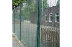China High Security Mesh 4.5mm Green Anti Climb Fence With Electronic Alarm System supplier