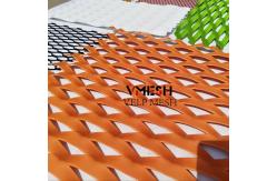 China Decorative Archtectural Aluminium Plate Expanded Wire Mesh Standard Raised supplier
