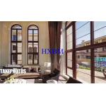 Larch Wood 12A Aluminium Double Glazed Windows Powder Coated ISO9001 for sale