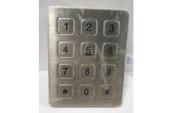 China Ageing Resistance 7 Pin Vandal Proof Keypad For Weatherproof Telephone supplier