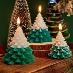 Christmas Tree Scented Candles Tree Shaped Home Candles Gift For Christmas Party for sale