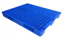 China Grid Double Side Heavy Duty HDPE Plastic Pallets Transfer Warehouse Storage supplier