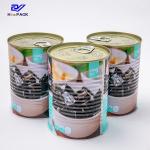 Nuts Round Tin Packaging 400g 500g Round Tin Boxes With Lids for sale