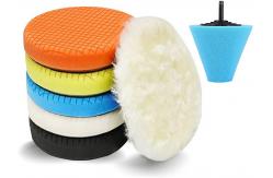 China Polishing 5pcs 6 Inch 150mm Buffing Sponge Pads Cone Shaped supplier
