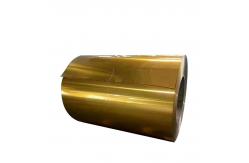 China 1100 PE Coating Color Gold Pre Painted Aluminium supplier