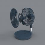 10000mAh Foldable Portable Fan Mute USB Recargable LED Light Rechargeable Foldaway fan for sale