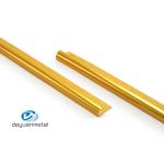 T6 Aluminium Corner Profile 12mm Electrophoresis Treatment Golden