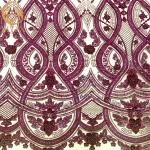 Dropshipping Handmade 3D Embroidery Lace Fabric for Wedding Dress for sale