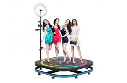 China Automatic Spinning 360 Camera Booth Live Broadcast Spin Booth 360 Degree Portable supplier