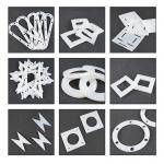 Custom Die-Cut High Temperature Pressure Silicone Rubber Gasket Seals 3M Self-Adhesive for Mechanical Applications for sale