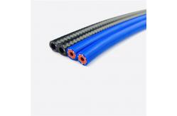China Resilient Rubber Braided Silicone Tubing UV Resistant Eco Friendly supplier