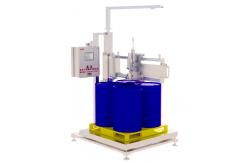China IBC Fully Automatic Vertical Linear Filling And Capping Labeling Machinery Machine supplier