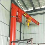 2 Ton Electric Rotation Cantilever Jib With 1500kg Sheet Vacuum Lifter for sale
