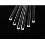 Semi Circular Transparent Quartz Capillary Tube High Temperature Resistant For Semiconductor