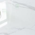 White Marble Look High Glossy Porcelain Floor Tiles 60x60cm Anti - Fouling