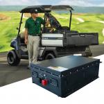 Club Car Golf Cart Lithium Battery 125Ah 51.2V LiFePO4 Battery 4000 Times Cycle Life for sale
