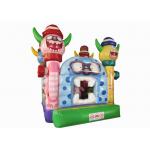 Little Monsters Inflatable Kids Bounce House Digital Painting Inflatable Monsters Bounce For Hallowmas for sale