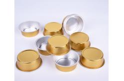 China Disposable Aluminum Drinking Cups 150ml Aluminum Baking Cups With Lids supplier