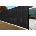 8 Foot Privacy Curved Metal Fence 2.43m Panel Height 3d for sale