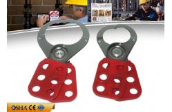 China Zc-K02 Ingestion Nylon PA Hasp Lockout ,  Vinyl Coated Body Lock Out Hasps supplier