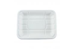 China Paper Fruit 8in Sugarcane Bagasse Tray Pulp Eco Biodegradable Sustainable supplier
