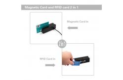 China 1/2/3 tracks Smart Card Reader Writer 100mW Usb Magnetic Card Reader supplier