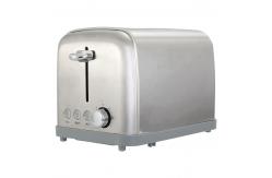 China 900W 120V Brushed Silver Stainless Steel Toaster Mechanical Timer Control supplier
