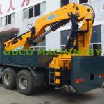 High Efficiency CE 50t Knuckle Telescoping Boom Crane for sale
