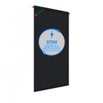 Sunport Flexible Solar Panel 360W - 380W MWT Solar Panel Full Black for sale