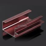 Waterproof Kitchen Cabinet Handles , Aluminum Profile Extrusions Matt Rose Golde for sale