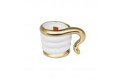 China Ready To Ship In Stock Express Shipping Ceramic Candle Holder With Customized Design supplier