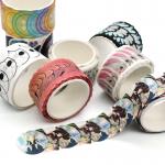 DIY Masking Tape Custom Printed Design Own Die Cut Stickers Washi Tape