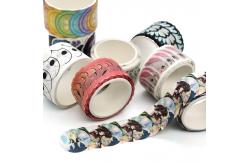 China Custom Kawaii DIY Masking Tape Printed Design Own Die Cut Washi Tape supplier