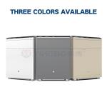 ISO9001 ISO14001 Solid Steel Double Alarm Smart Safe Box With Fingerprint Auto Open