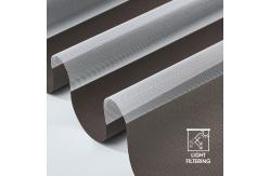 China 100% Polyester Double Blockout Blinds Sunscreen Zebra Blinds Fabric supplier