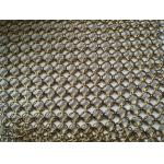 Metal Ring Decorative Wire Mesh For Cabinets , Chain Link Mesh Type， for sale