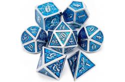 China Spider -Man Solid Metal Polyhedral Dice Set DND RPG Luxury Style supplier