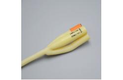 China Antibacterial Latex Silicone Foley Catheter Three Way 22FR 24FR supplier