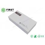 White Cardboard Rigid High End Gift Boxes Handmade Hot Stamping Logo With Lid