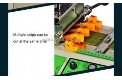 China Continuous Operation Leather Strip Cutting Machine Adjustable Long Lasting supplier