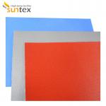 Fireproof E Glass 480g/Sqm 0.4mm Silicone Coated Fiberglass Fabric for sale