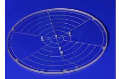 China High Temperature Quartz Glass Plate Clear With Hole supplier