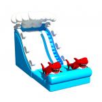 Clown Inflatable Slide With Elephant Theme For Children Fun Park for sale