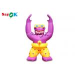 6m Giant Pink Inflatable Gorilla Animal Model For Outdoor Advertising for sale