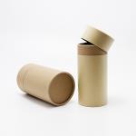 Custom Printed Cylinder Kraft Paper Tube Recyclable Tea Packaging Containers