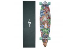 China Factory 40inch Professional Longboard Deck Skateboard Pintail Longboard With Canadian Maple supplier
