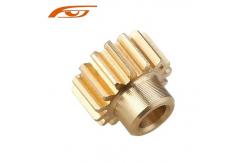 China Bronze Brass Cnc Machining Parts Bushing Sleeve Parts With Internal Threaded supplier