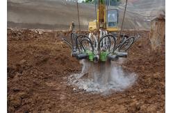 China Hydraulic Concrete Pile Breakers And Cutters Cutting Round Piles supplier