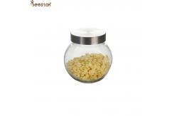 China 50ml Honey Jar And Spoon Flat Bottle With Metal Lid supplier