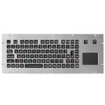 Marine Rugged Keyboard Industrial Metal with Touchpad Kiosk IP67 for sale